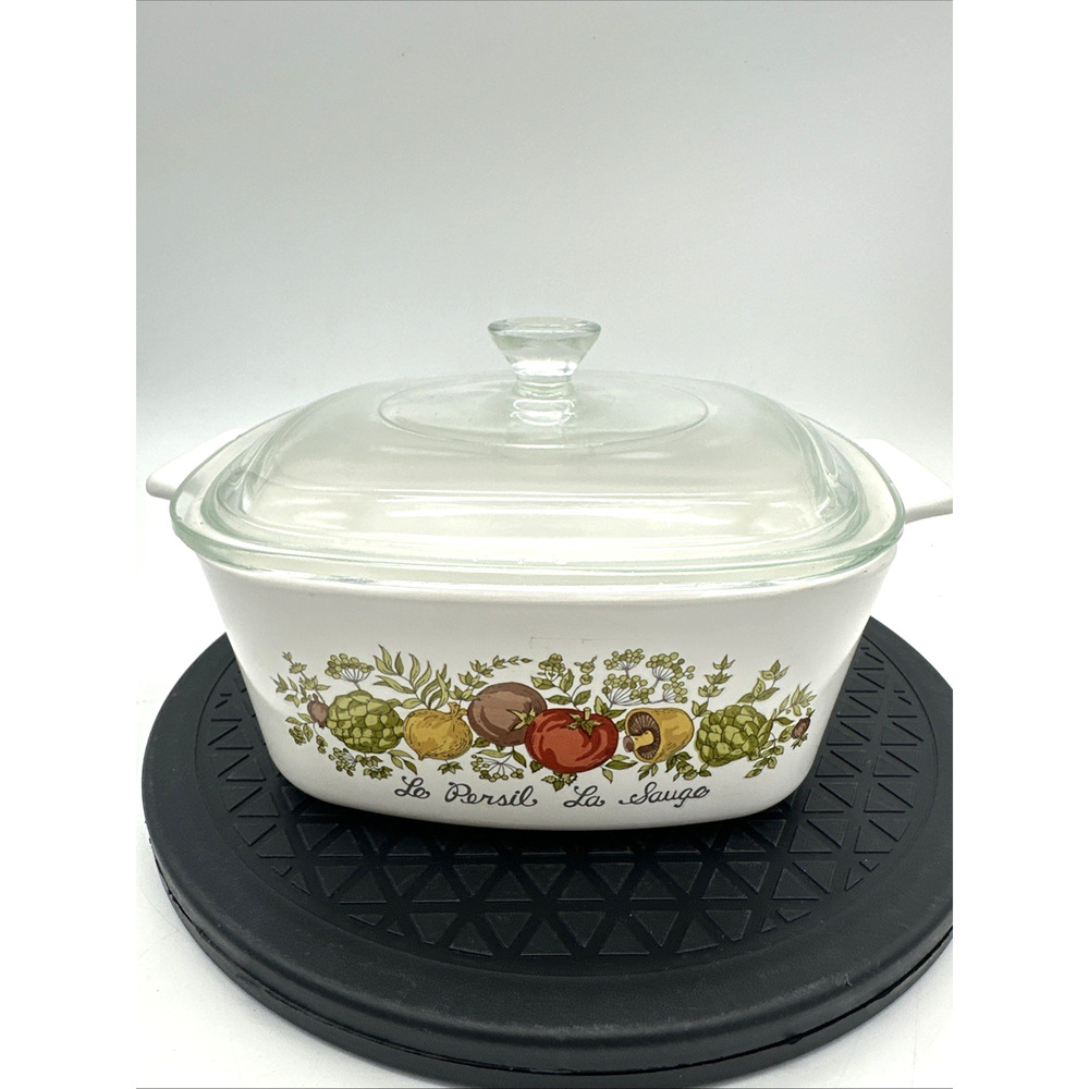 Rare Numbered Vintage Corning Ware Spice of Life A-1 1/2-B Le Persil La Sauge